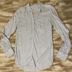 Merona Blue Pinstripe Button Down